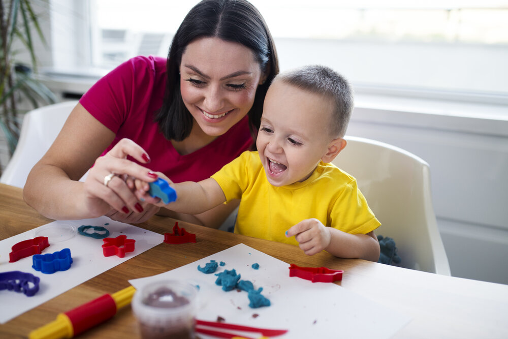 Occupational therapy at Play2Learn special school in AP image