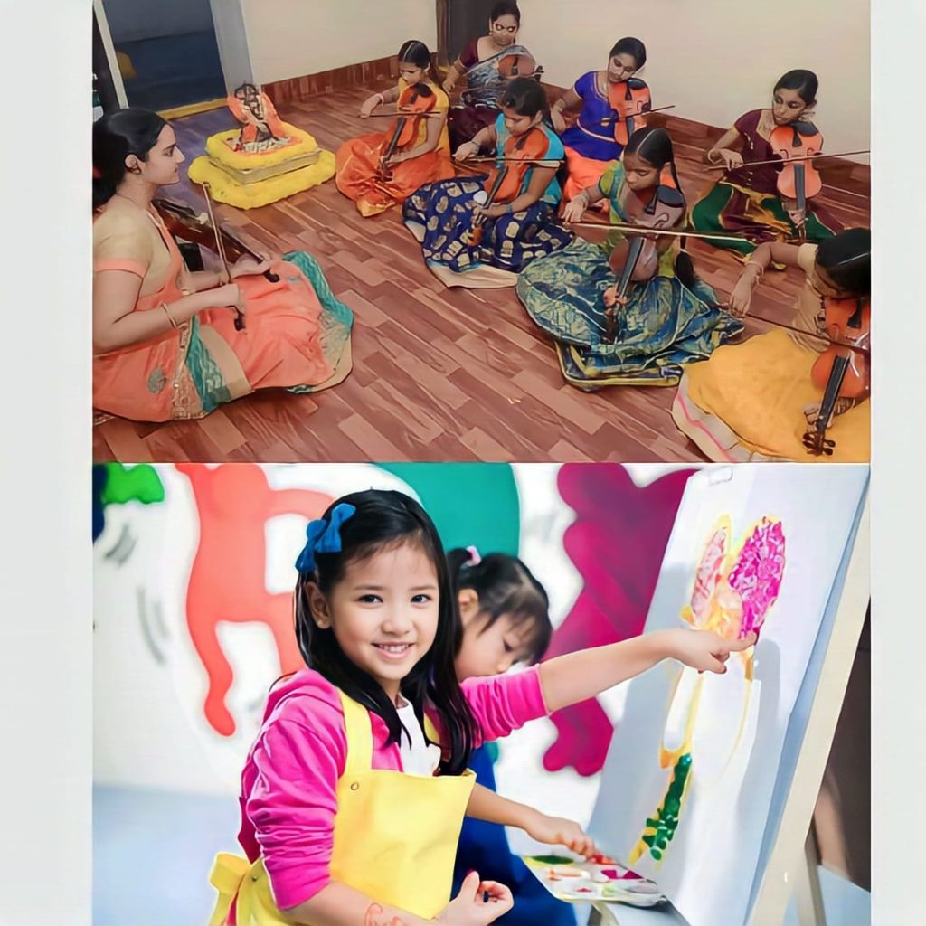 Occupational therapy at Play2Learn special school in AP image